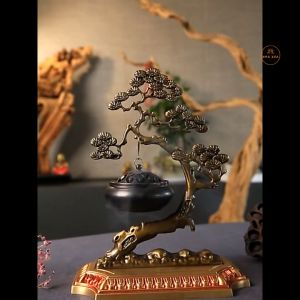 Xông Trầm Cây Tài Lộc Đồng Cao Cấp