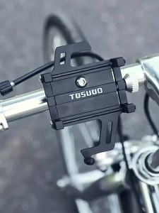 TOSUOD | TOSUOD Bicycle Phone Holder Aluminum Alloy 360° Rotatable Cycling Phone Holder For Mountain Bike Stable Five Claws Bike Holder