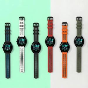 22mm Silicone Band for Huawei Watch GT6/5 Pro Soft Sports Strap for Xiaomi Watch S4 S3 S2 S1 for Redmi Watch 5Active Bracelet