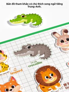 XIAOWANDOU | Khối Xây Dựng Từ Tính Giáo Dục cho Tuổi 3-6