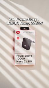 Official Itel A1421 Super Faster Charging Powerbank 22.5W Mini Power Bank 9400mAh Pengisian CepatTeknologi POWER AI Kabel Type-C Dua Arah Ukuran Saku