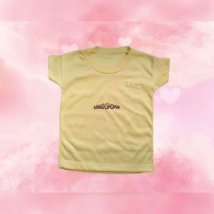 DOLPHIN Kaos Oblong Lengan Pendek Bayi Polos 3 Pcs