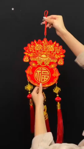 Túi May Mắn Đào Đông Treo Trang Trí Nhà Cửa Decor Tết Chiêu Tài Hút Lộc