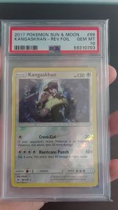 PSA 10 Kangaskhan #099 REVERSE-HOLO VERY LOW POPULATION Sun & Moon English (2017) - Pokemon Card GRADED