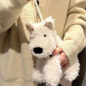 Xihighland Bag Cute Dog Repair Puppy Crossbody Backpack Cartoon Plush Doll Doll Birthday Gift for Girlfriend