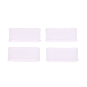 4Pcs Silicone Tennis Racket Grip Ring Handle Rubber Sweat-absorbing Band Elastic Anti-Slip Fixed Stretchable Tennis Accessories