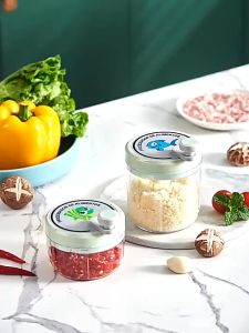 MLADEN 1Pc Manual Blender Garlic Chopper Mixer Fruits Onions Pepper Food Processor Meat Grinder Kitchen Gadgets