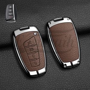 Car Key Case Holder Cover Shell For Hyundai Grand Santa Fe 3 DM Ix45 Ix35 Genesis DH Grandeur Azera HG Equus Accessories