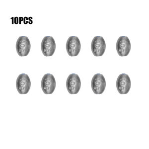 Egg Lead Fishing Weights Kit Drop Bass Weights Sinker Tackle Saltwater Casting Fishing Sinkers Set Oval Freshwater