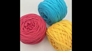 400g/Pc Thick Knitting Yarn T Shirt Yarn Elastic Fabric Cloth for Hand DIY Bag Blanket Cushion Crocheting Projects