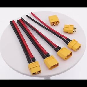 ChengHaoRan 1PC XT60 Plug Male  Female Connector Set with Wire Adapter for Lithium Battery Charging Extension Cable Port
