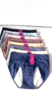 ESUNA ผ้าฝ้ายแท้กางเกงในผู้หญิงกางเกงในประจำเดือน (1แพ็ค มี 5 -10ตัว) ต้านเชื้อแบคทีเรีย ป้องกันการรั่ว  กางเกงอนามัยนิรภัยป้องกันกลิ่น