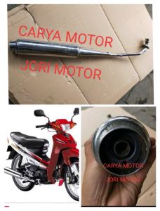 Knalpot Standar Yamaha Vega R kotak old lama pertama asli original copotan bawaan motor terlaris motorcycle