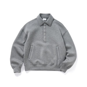 714street | Áo Thun Polo Cổ Sơ Mi Kiểu Retro Rộng Thoáng