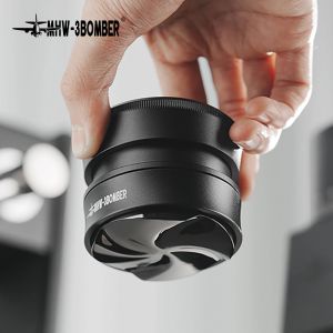 MHW-3BOMBER Espresso Coffee Distributor 51/53.35/58.5mm Gravity Coffee Distribution Tool Portafilters Espresso Accessories 