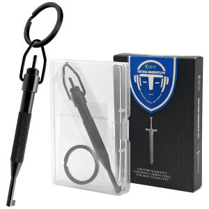 Universal Round Swivel Key with Detachable Keyring Fits All Standard Series Hand Cuffs Durable Cuff Key for Security Professiona