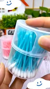 GPSS- Cotton Bud Pembersih Telinga Kucing Anjing Kelinci ECER ISI 100pcs Cotton Bud Bayi Dewasa Korekan Kuping Telinga
