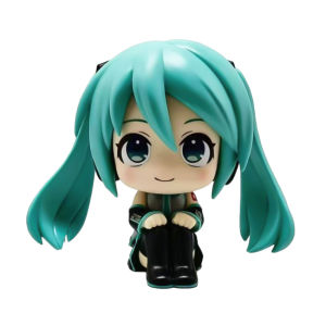Bandai | Anime Hatsune Miku Look Up Pretty Girl Model Handmade Toy Desktop Decoration Christmas Gift For Friends Surprise Gift Toys