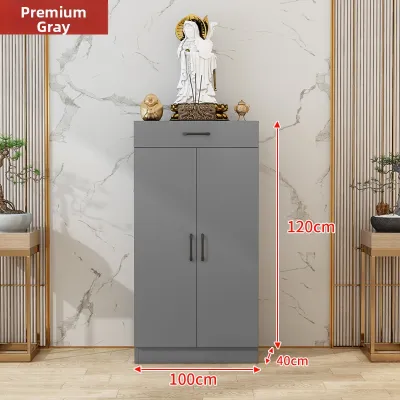 Economical Home Use Buddha Altar Table Living Room Statue Cabinet God of Wealth Guanyin Bodhisattva Statue Cabinet