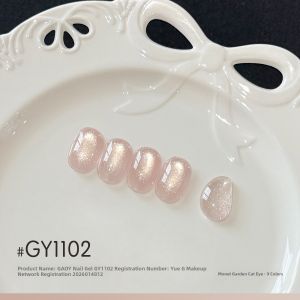 GAOY | Monet Garden Series Cat Eye Nail Gel Flash Crystal Whitening