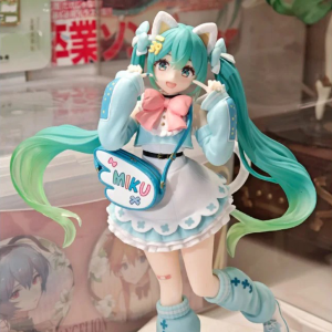 Bandai | Hot 21CM Anime Hatsune Miku Fashion Fancy Figure Anime Peripheral Collectible Models Decorative Decorations Children Kawaii Gift