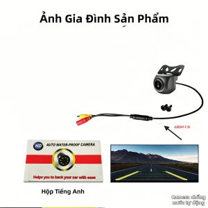 Camera Ô Tô HD Tầm Nhìn Ban Đêm AHD/CCD Đa Năng Chống Nước Mắt Cá 170 Độ Quay Quét Động