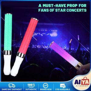 ★Same Day Shipping★ LED Glow Sticks RGB LED Cheer Sticks Light Up Cheer Tube Colorful Flashing Luminous Wands Pool Wedding Party Supplies Gigs Gifts
