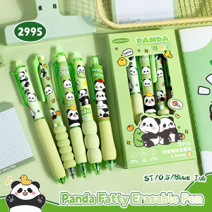 Bộ 6 Bút Gel Xóa Được Hình Chuột Lang Nước Không Lem Ngòi 0.5mm Mực Có Thể Thay Thế Thiết Kế Dễ Thương Dành Cho Học Sinh & Quà Tặng Văn Phòng Phẩm