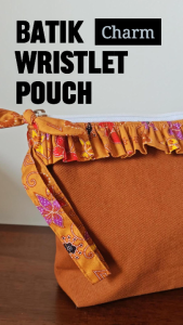 ULA - Batik Charm Wristlet Pouch