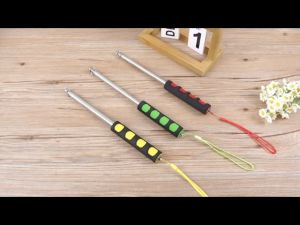 2m Stainless Steel Handheld Flagpoles Portable Telescopic Tour Guide Flag Polefor Tour Guides