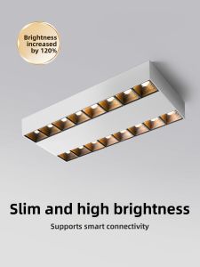 DENGFU | Ultra Thin Intelligent No-Main Lighting Dazzle Spotlight Ceiling Linear Grille Lamp