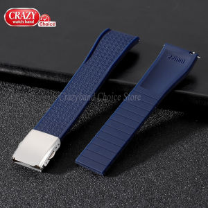 Quick Release Silicone Watches Strap for Casio for Seiko for Rolex Band 20mm 22mm Green Blue Black Universal Wrist for Men Women