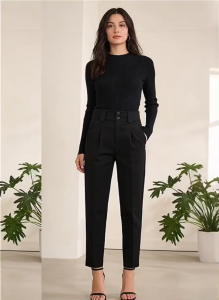 Suit Pants women Casual Nine-Point Pants Women All-match Korean Womens Loose High Waist