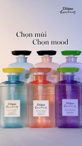Bộ dầu gội xả phục hồi dưỡng sâu và thư giãn Diane Bonheur Night Dream Tea Moist & Repair