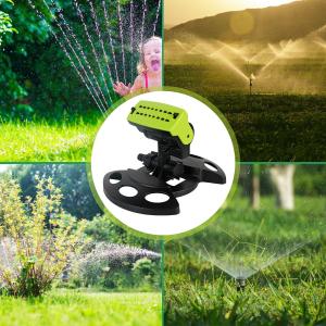 180° Rotating Garden Sprinkler Adjustable Large Coverage Lawn Sprinkler Irrigation System Outdoor Garden Patio Courtyard Water Sprayer Gardening Watering System
