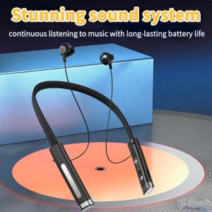 หูฟังบลูทูธไร้สาย แฮนด์ฟรี หูฟังไร้สาย หูฟังออกกำลังกาย Bluetooth 5.3 Ipx5 แบตเตอรี่ยาว หูฟัง Sport