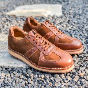 Vintage Leather Durable Anti-slip Training Shoes