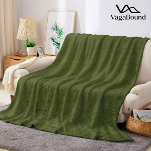 BILIBILI | Olive Linen Flannel Blanket Warm Soft Halloween Christmas Decorative Couch Warm Cozy All-Season Gift