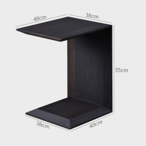 GOOFANSER | Zen Style Full Wood Side Table