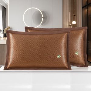 Summer Cool Ice Silk Pillowcase Set
