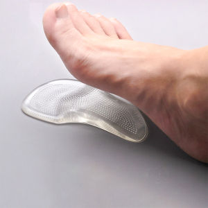 Makayo ซิลิโคนเจลใส สําหรับใส่รองเท้า (1คู่) นวดฝ่าเท้าของคุณ