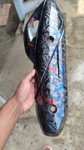 Forged Merah Biru Cover Knalpot Honda PCX 150