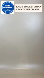 Kaos Dalam Anak Laki-laki Singlet Crocodile Junior CR 906 Putih ISI 1Pcs