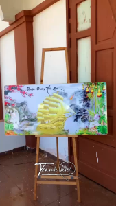 Tranh Thuận buồm xuôi gió tráng gương 2