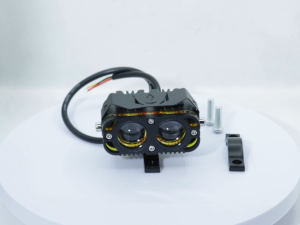 【COD】120W 4-Modes Upgraded Dual LED Mini Waterproof Motorcycle Headlights Fog Lights All-weather MDL