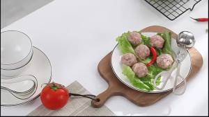 Meat Baller Stainless Steel Stuffed Meat Ball Maker None-Stick Meat Fish Meat Ball Maker Kitchen Meat Tools KC0298