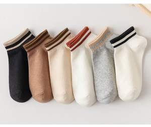SET 5 ĐÔI TẤT VỚ NGẮN NỮ CỔ THẤP TẤT THUYỀN TẤT HỌC SINH SÀNH ĐIỆU KIỂU NHẬT MÃ 58 DÀNH CHO NỮ