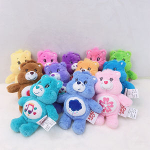 100% genuine Care Bears Plush Toys Colorful Love Bears Stuffed Dolls Gift For Girls Backpack Decoration Car Keychain Pendant