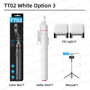 AXNEN | 68.9in Auto Pop Up Tripod Selfie Stick Magnetic Bluetooth Remote All-in-one Tripods Smartphone Holder for Shooting Vlog Video