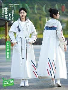 KeyRu | Áo Mưa Chống Thấm Cho Xe Điện Người Lớn 1 Người Toàn Thân